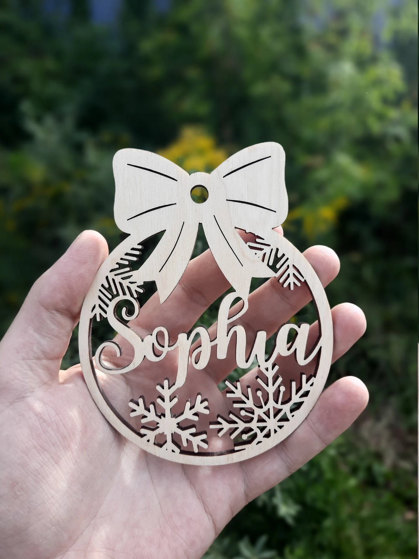 Personalized Christmas Ornaments, Custom Christmas tree Decor