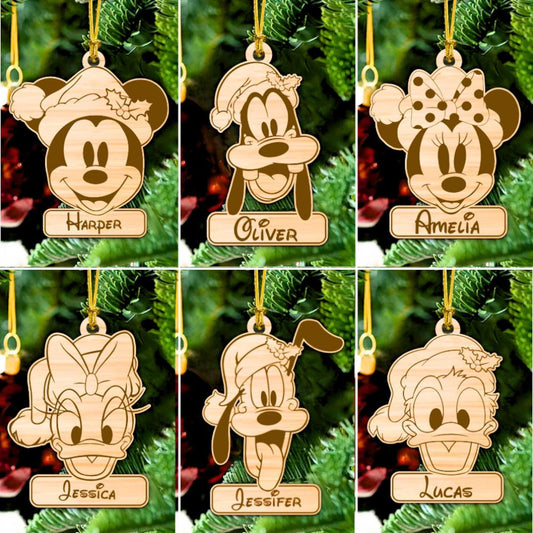 Personalized Mickey Mouse Christmas Balls