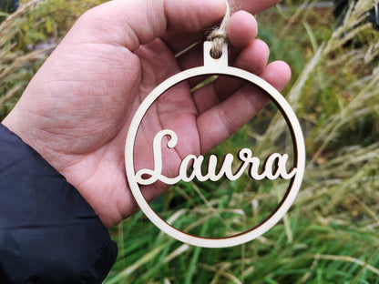 Personalized Christmas Ornaments, Custom Christmas tree Decor