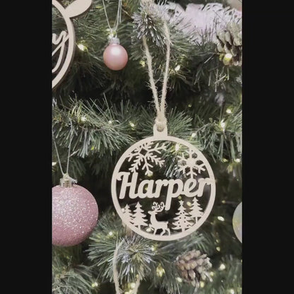 Personalized Christmas Ornaments, Custom Christmas tree Decor